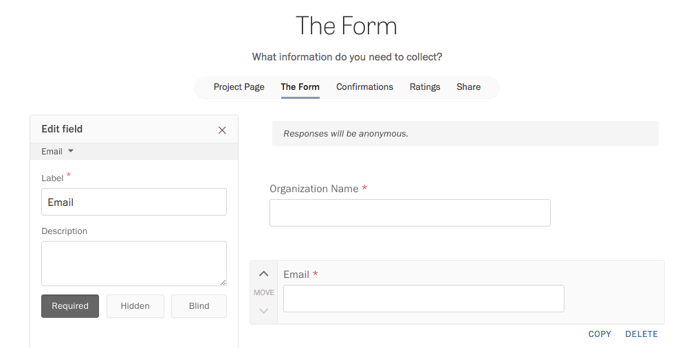 Adding custom name and email fields.